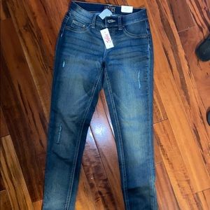 Girls Justice distressed jeggings size 12